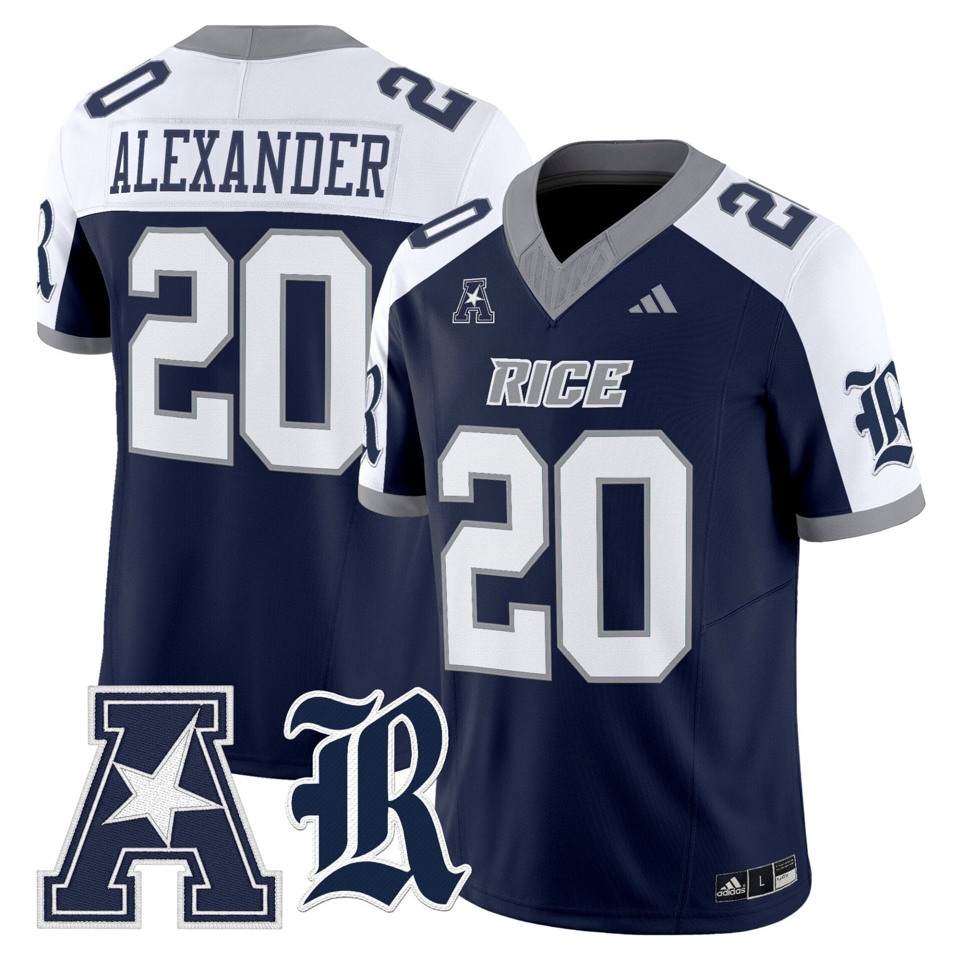 Men's Rice Owls 2025 Vapor Limited Jersey - All Stitched - Image 19
