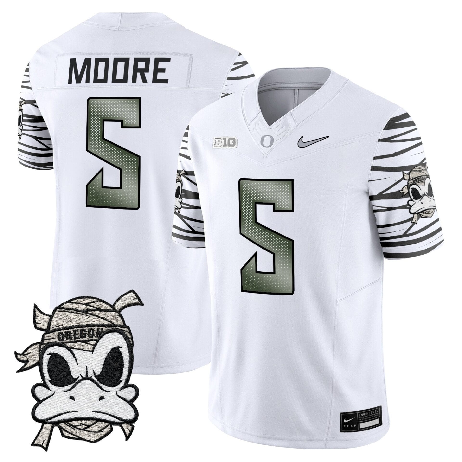 Oregon Ducks 2025 "Mummy Duck" Vapor Limited Jersey - All Stitched