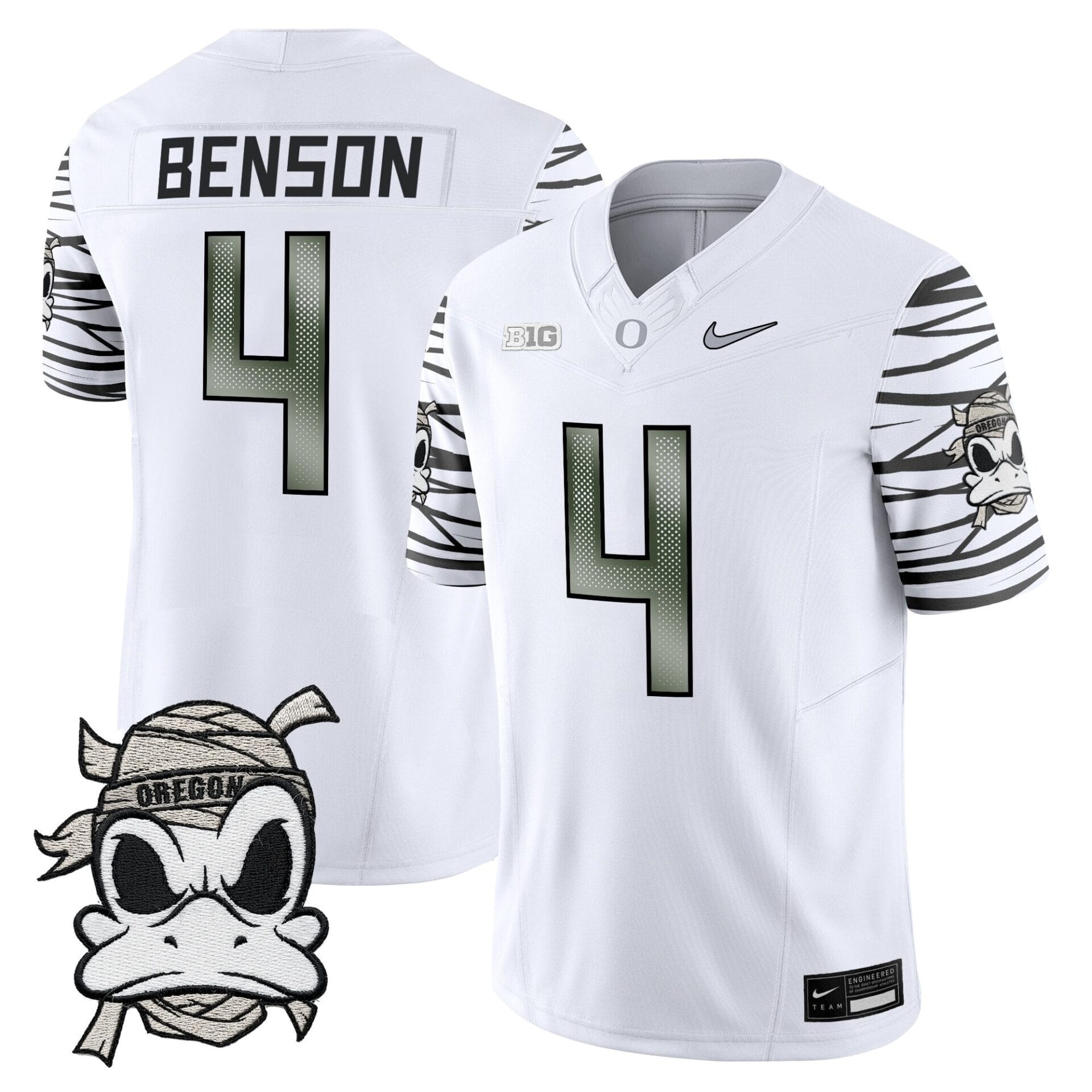 Oregon Ducks 2025 "Mummy Duck" Vapor Limited Jersey - All Stitched - Image 28