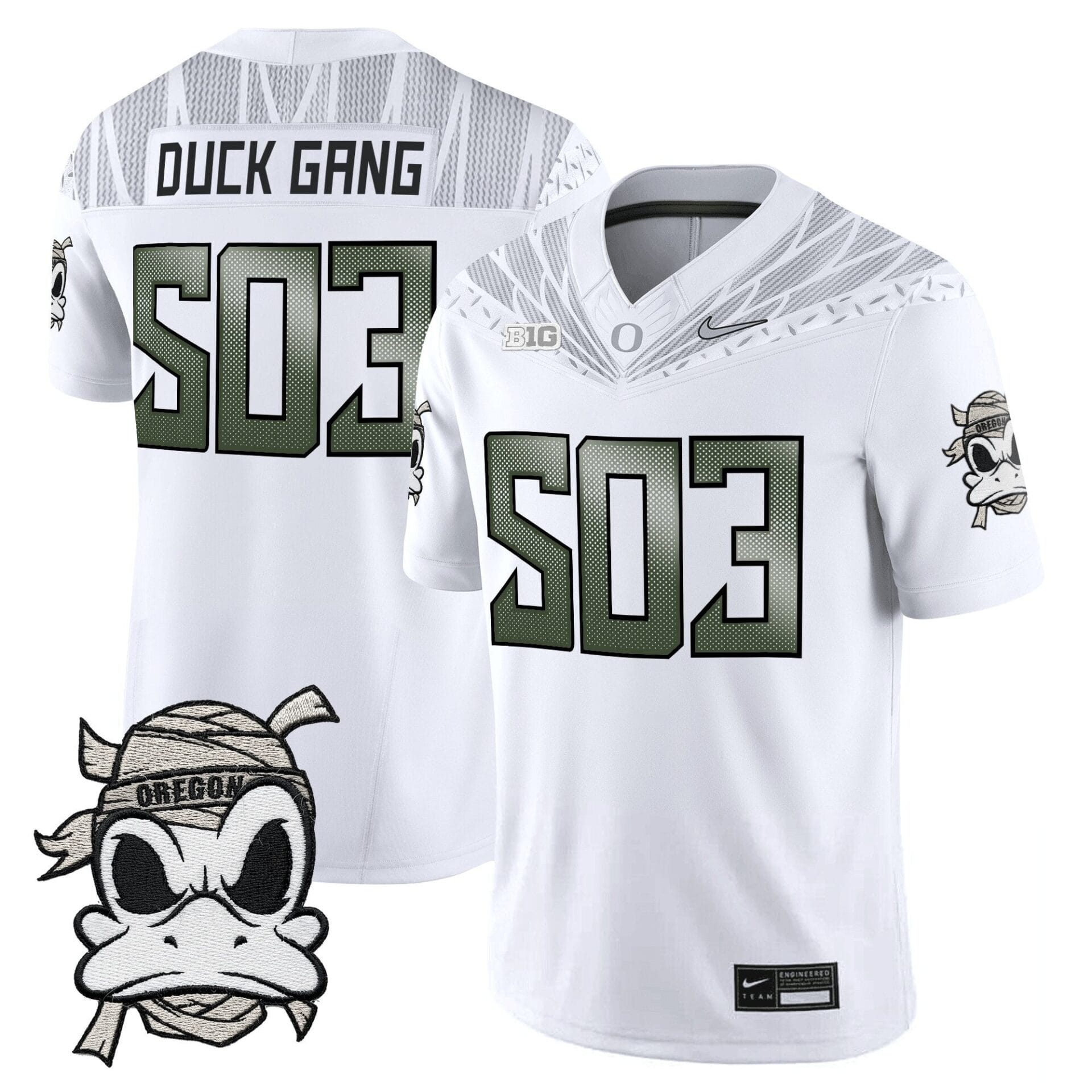 Oregon Ducks 2025 "Mummy Duck" Vapor Limited Jersey - All Stitched - Image 23
