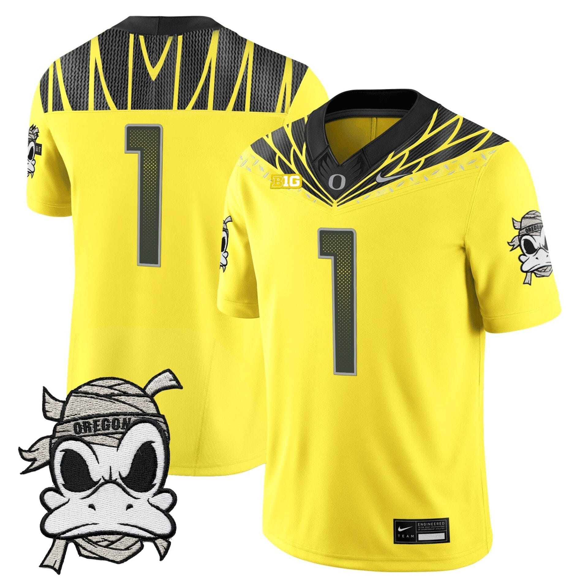 Oregon Ducks 2025 "Mummy Duck" Vapor Limited Jersey - All Stitched - Image 24