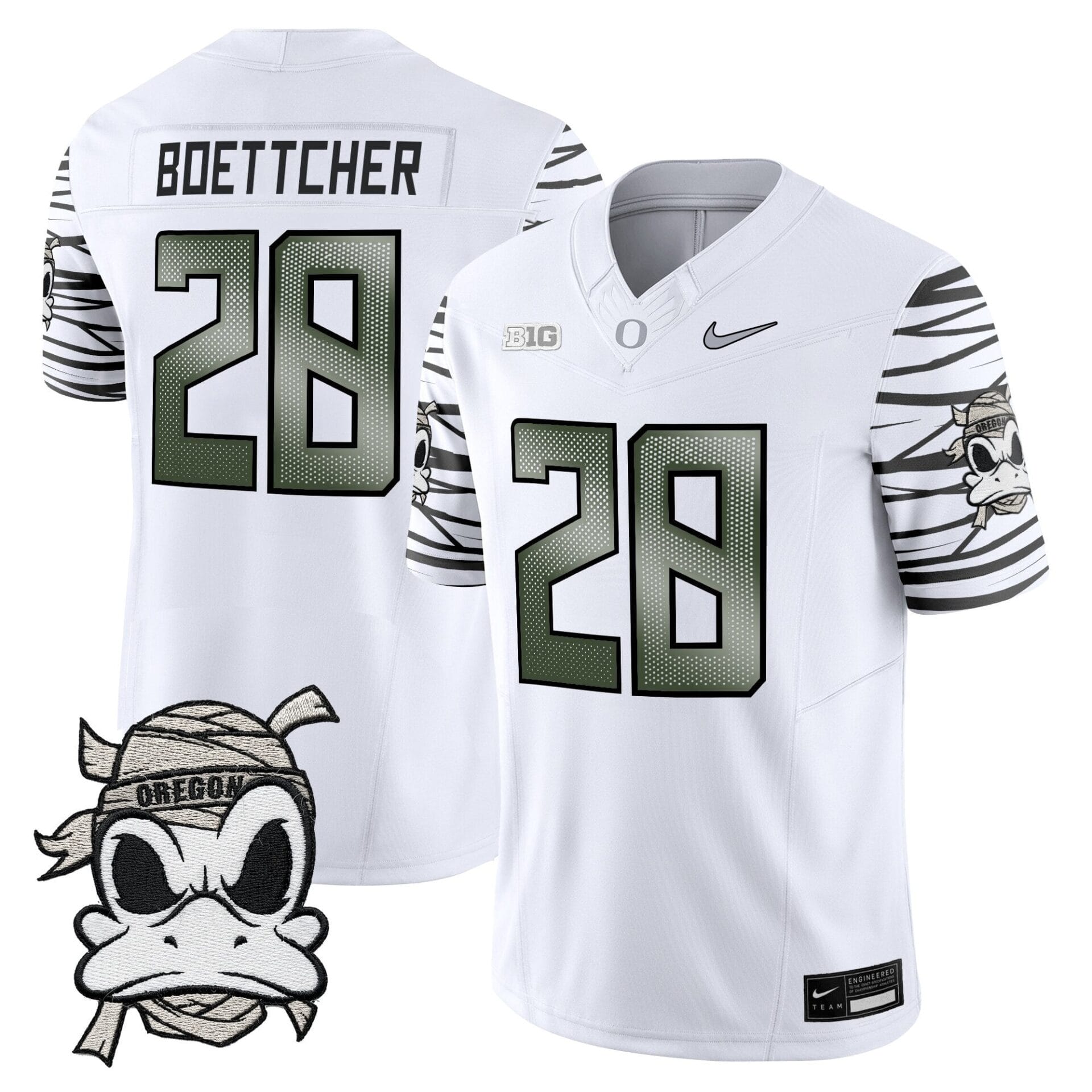 Oregon Ducks 2025 "Mummy Duck" Vapor Limited Jersey - All Stitched - Image 36