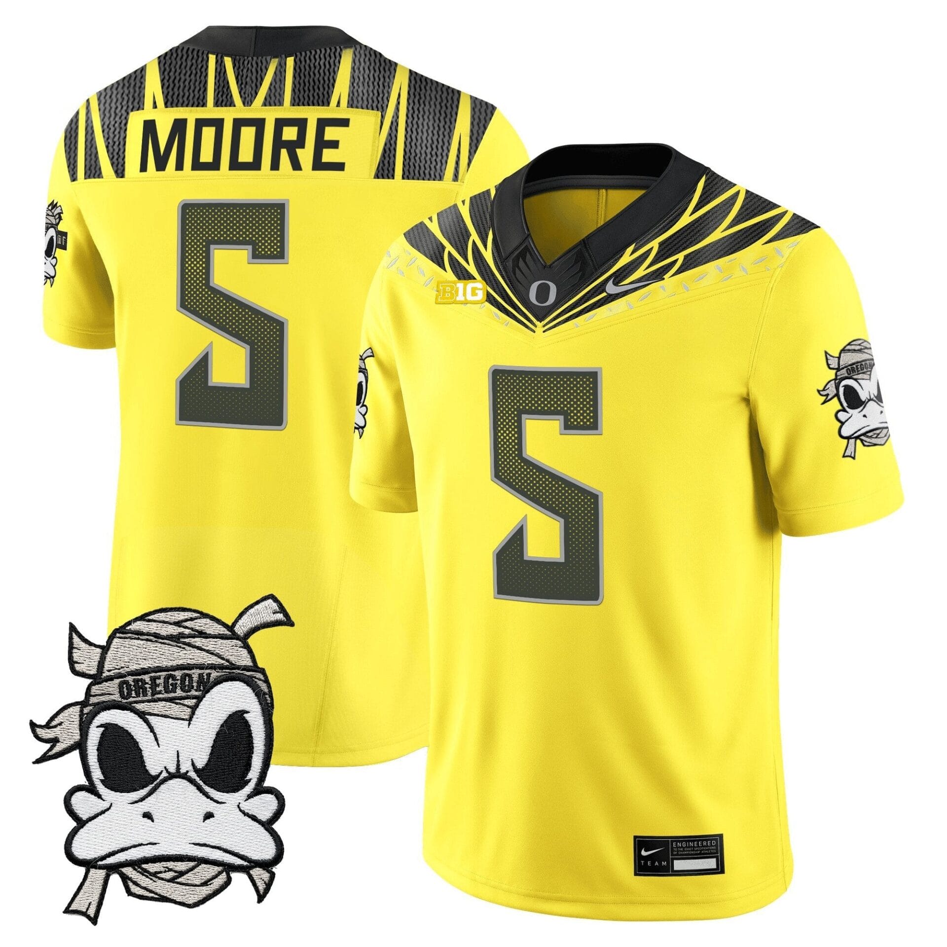 Oregon Ducks 2025 "Mummy Duck" Vapor Limited Jersey - All Stitched - Image 14