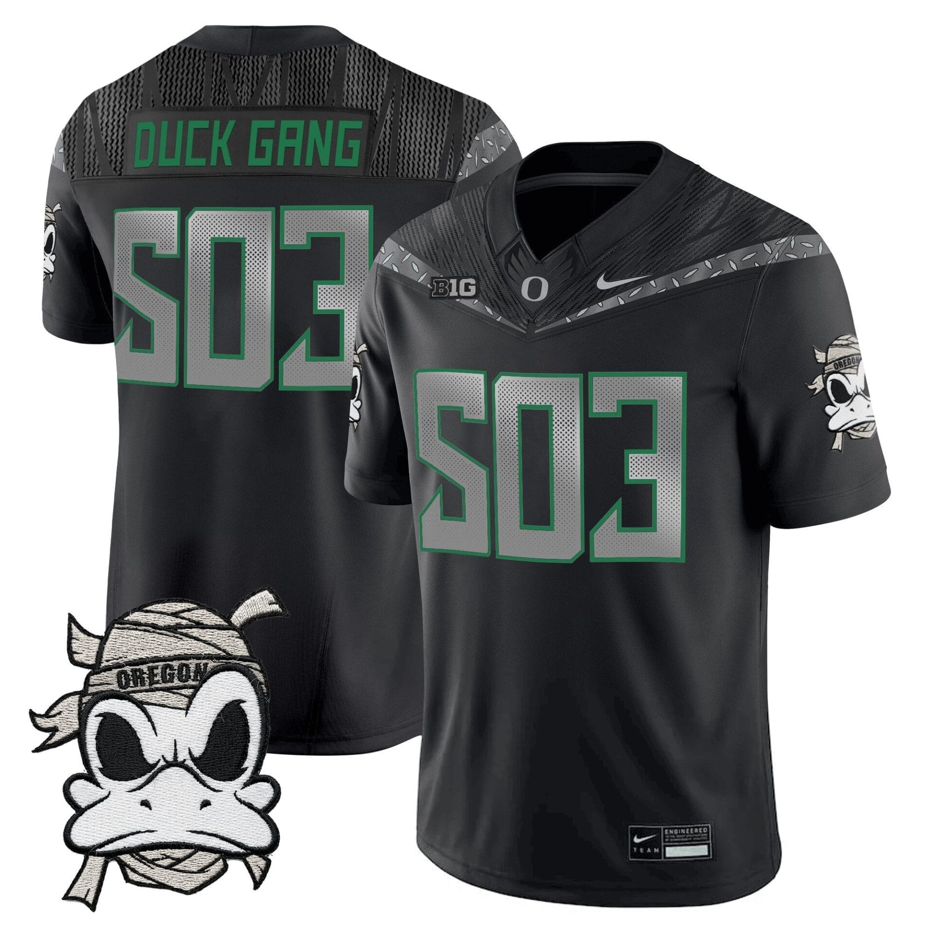 Oregon Ducks 2025 "Mummy Duck" Vapor Limited Jersey - All Stitched - Image 5