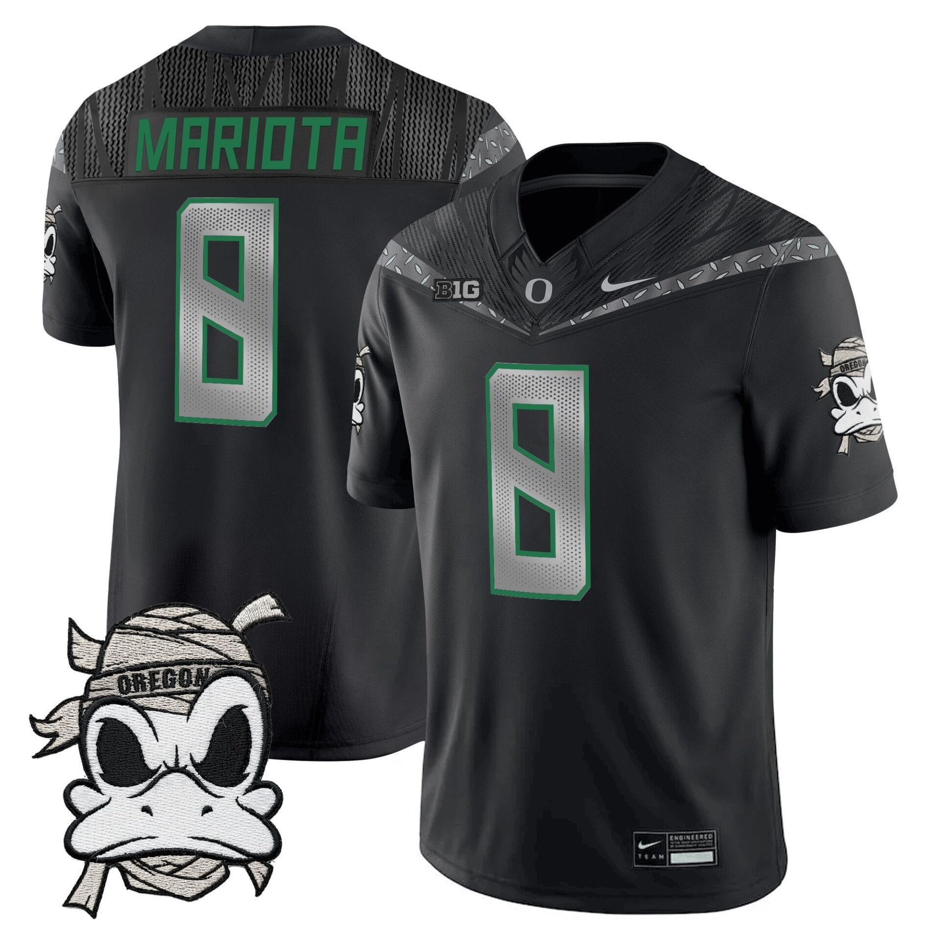 Oregon Ducks 2025 "Mummy Duck" Vapor Limited Jersey - All Stitched - Image 9