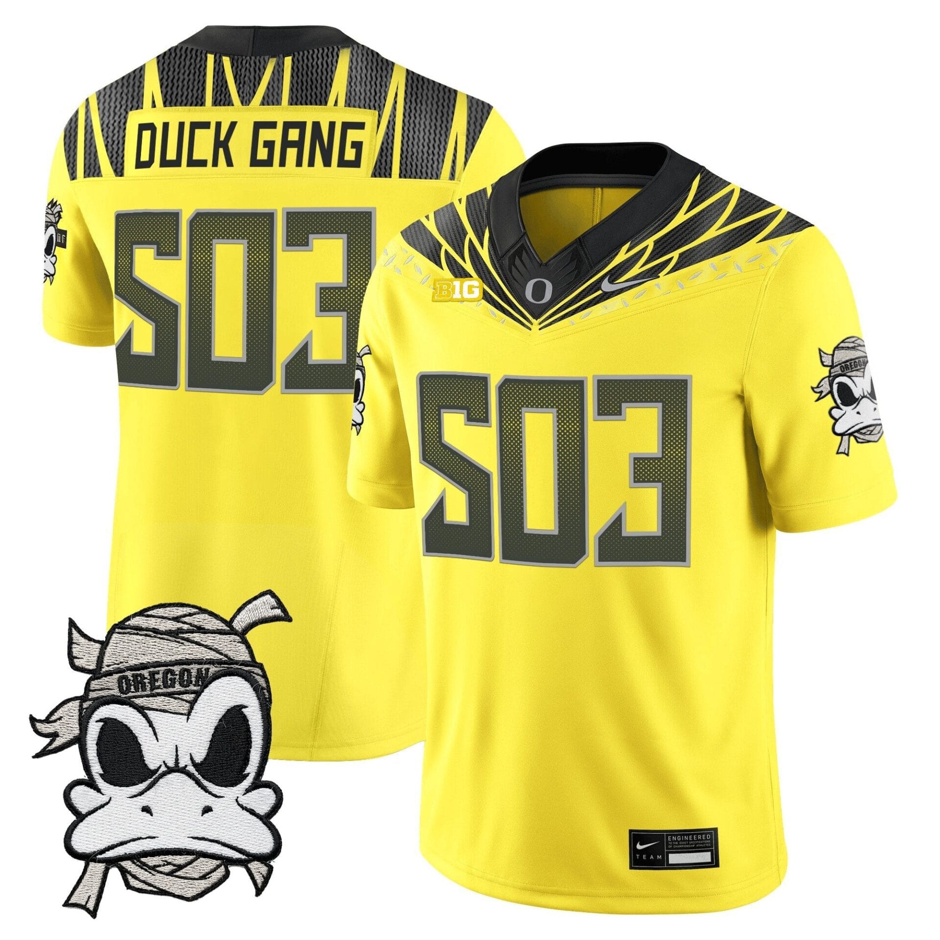 Oregon Ducks 2025 "Mummy Duck" Vapor Limited Jersey - All Stitched - Image 15