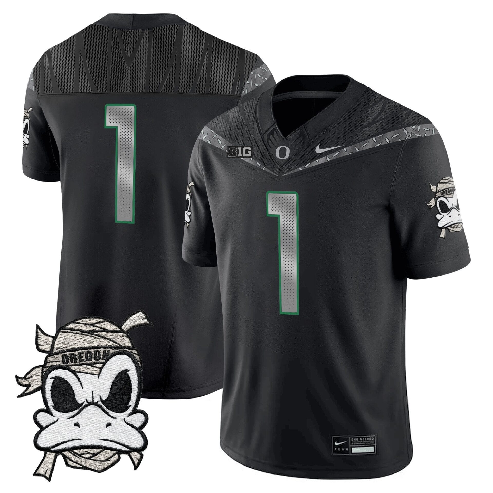 Oregon Ducks 2025 "Mummy Duck" Vapor Limited Jersey - All Stitched - Image 13