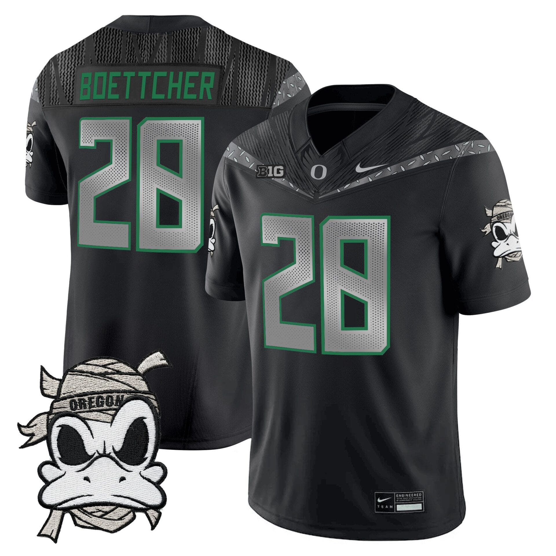 Oregon Ducks 2025 "Mummy Duck" Vapor Limited Jersey - All Stitched - Image 8