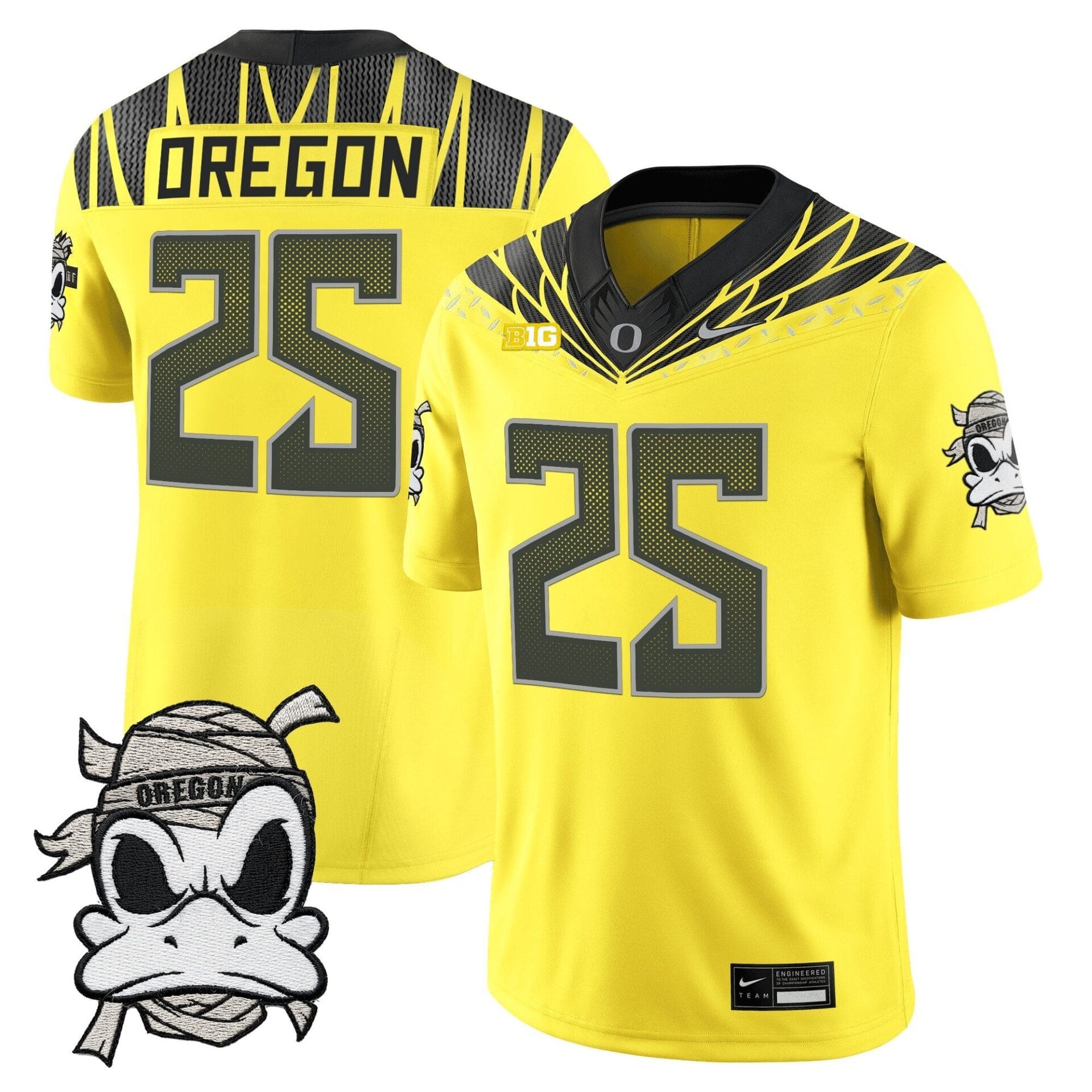 Oregon Ducks 2025 "Mummy Duck" Vapor Limited Jersey - All Stitched - Image 21
