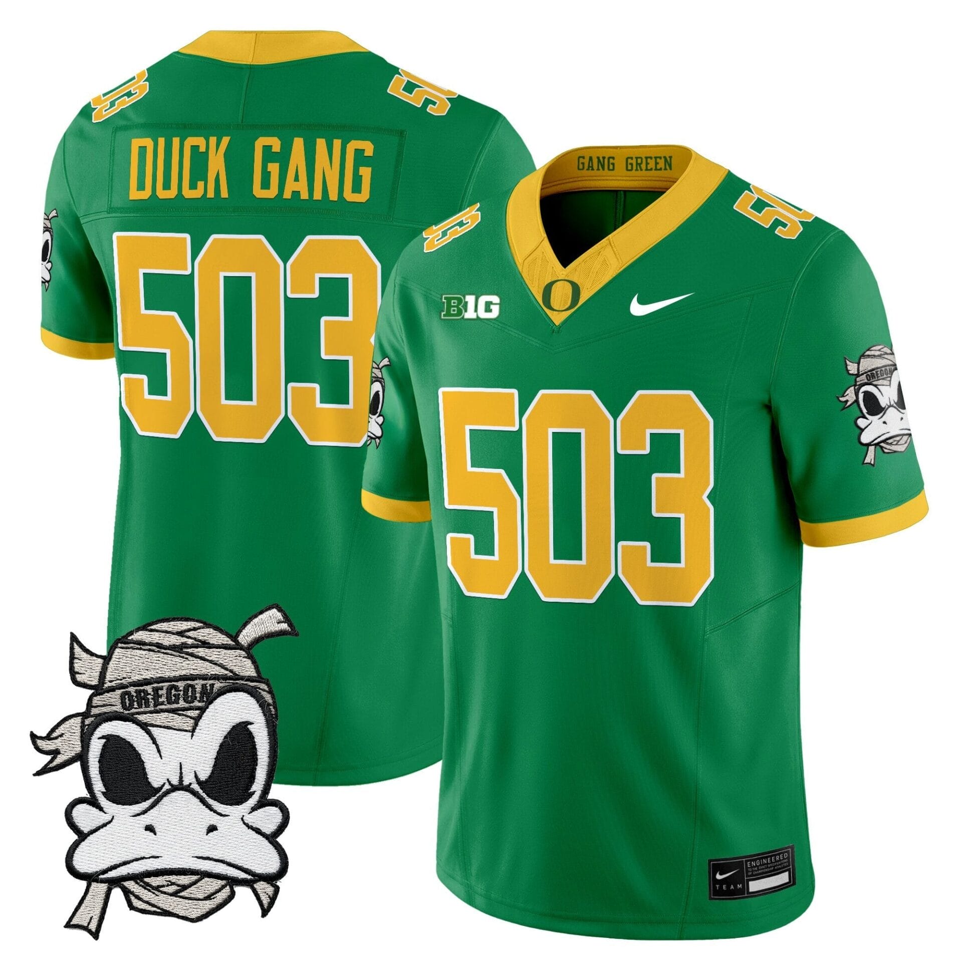Oregon Ducks 2025 "Mummy Duck" Vapor Limited Jersey - All Stitched - Image 26