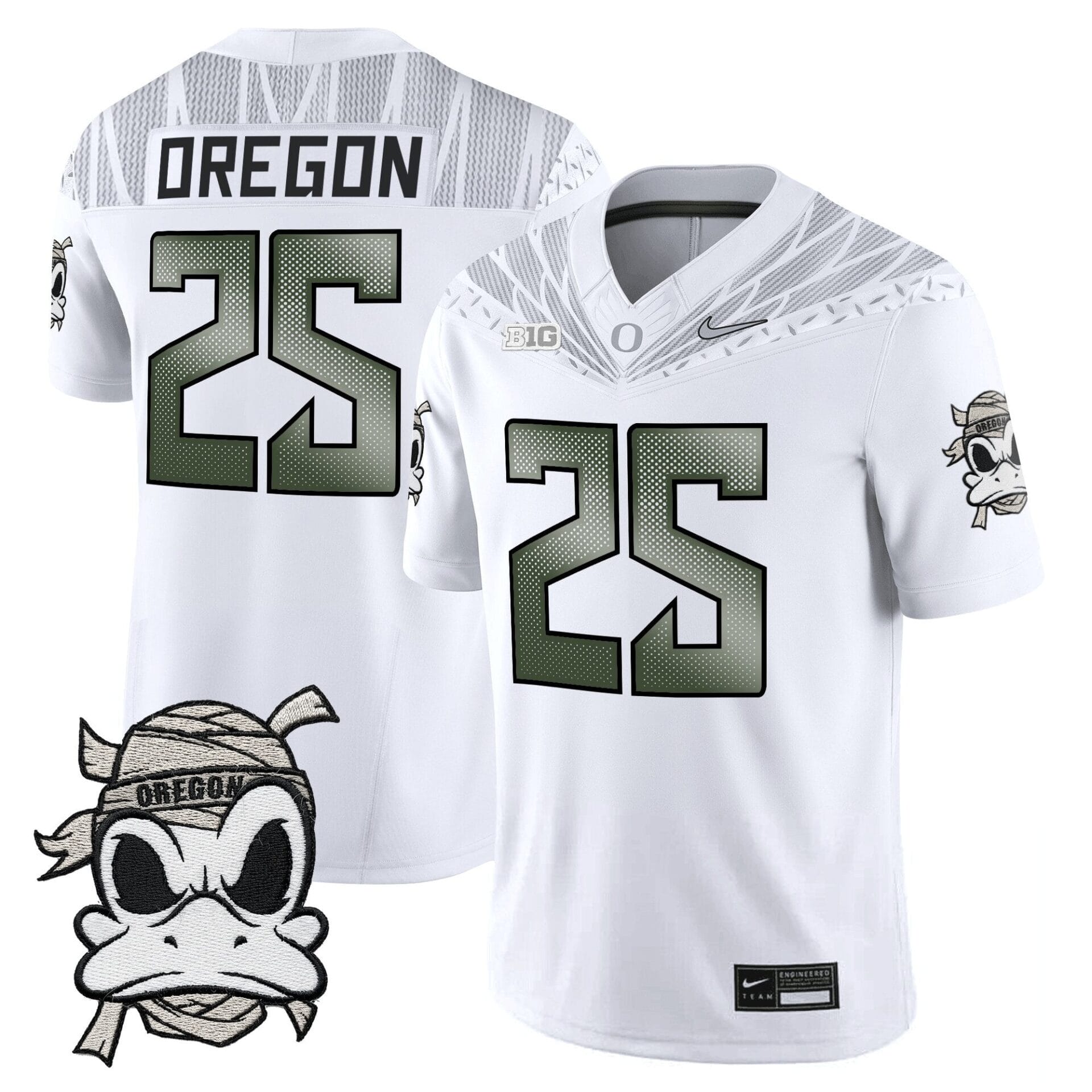 Oregon Ducks 2025 "Mummy Duck" Vapor Limited Jersey - All Stitched - Image 44