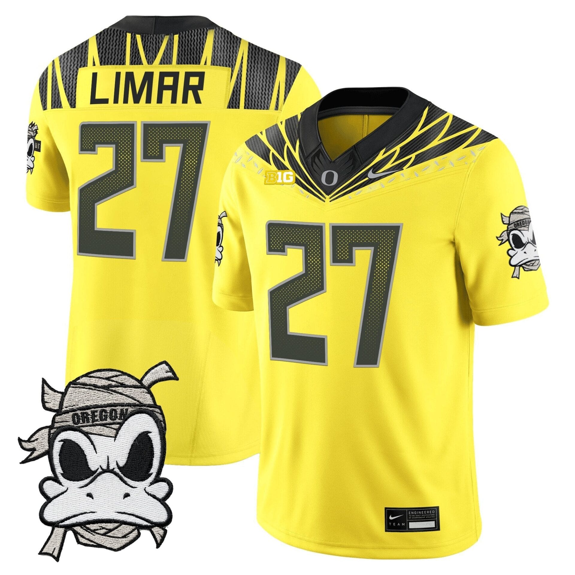 Oregon Ducks 2025 "Mummy Duck" Vapor Limited Jersey - All Stitched - Image 17