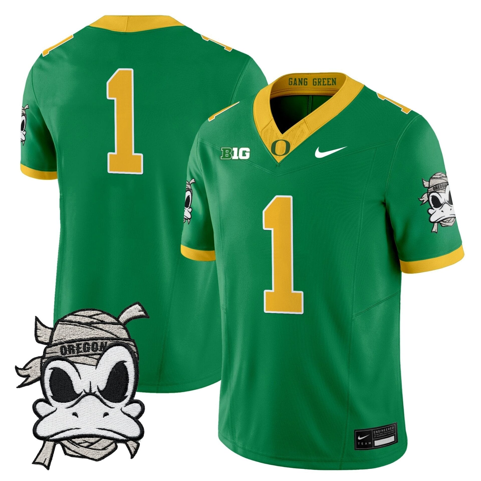 Oregon Ducks 2025 "Mummy Duck" Vapor Limited Jersey - All Stitched - Image 35