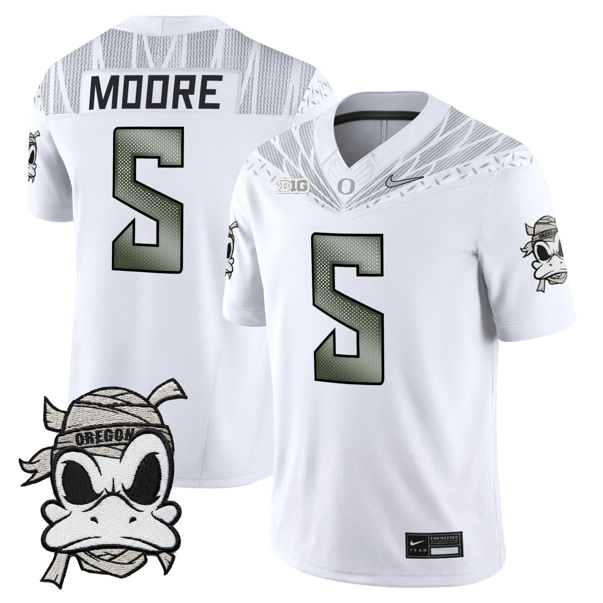 Oregon Ducks 2025 "Mummy Duck" Vapor Limited Jersey - All Stitched - Image 12