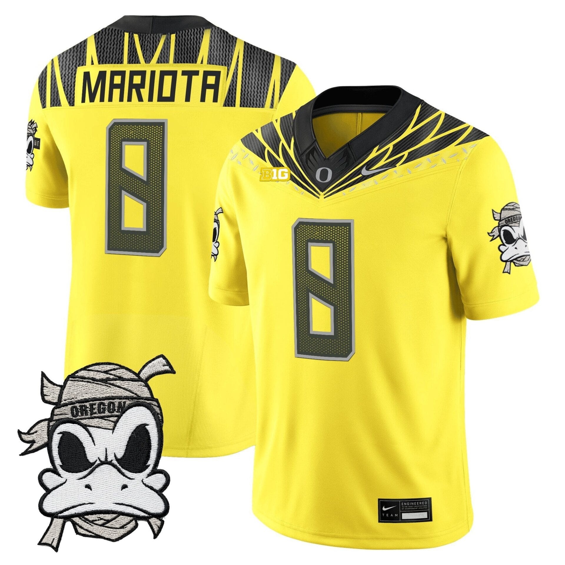 Oregon Ducks 2025 "Mummy Duck" Vapor Limited Jersey - All Stitched - Image 20