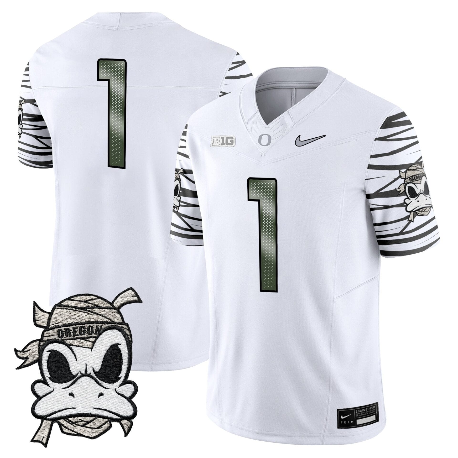 Oregon Ducks 2025 "Mummy Duck" Vapor Limited Jersey - All Stitched - Image 40
