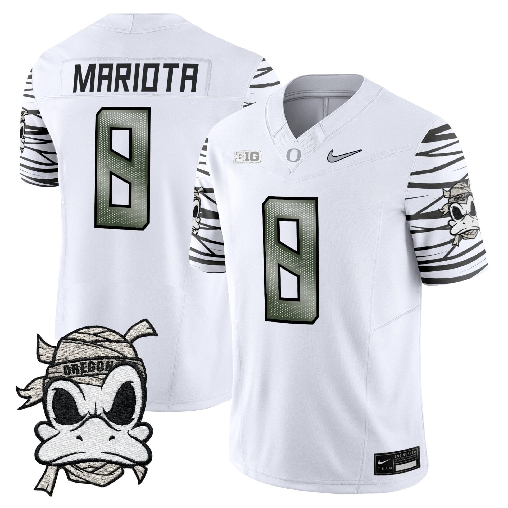 Oregon Ducks 2025 "Mummy Duck" Vapor Limited Jersey - All Stitched - Image 37