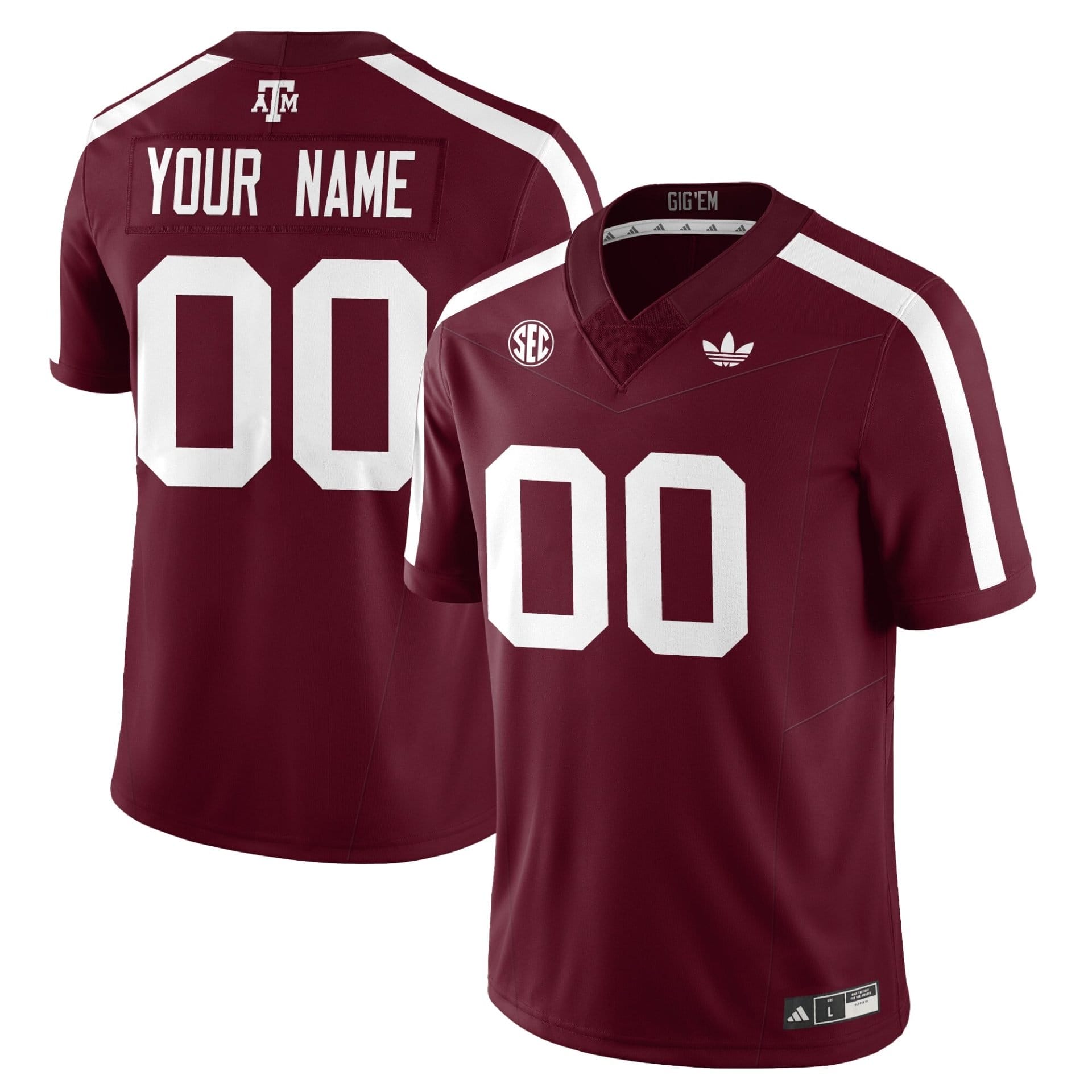 Texas A&M Aggies Football 1975 Throwback Jersey - All Stitched - Image 8