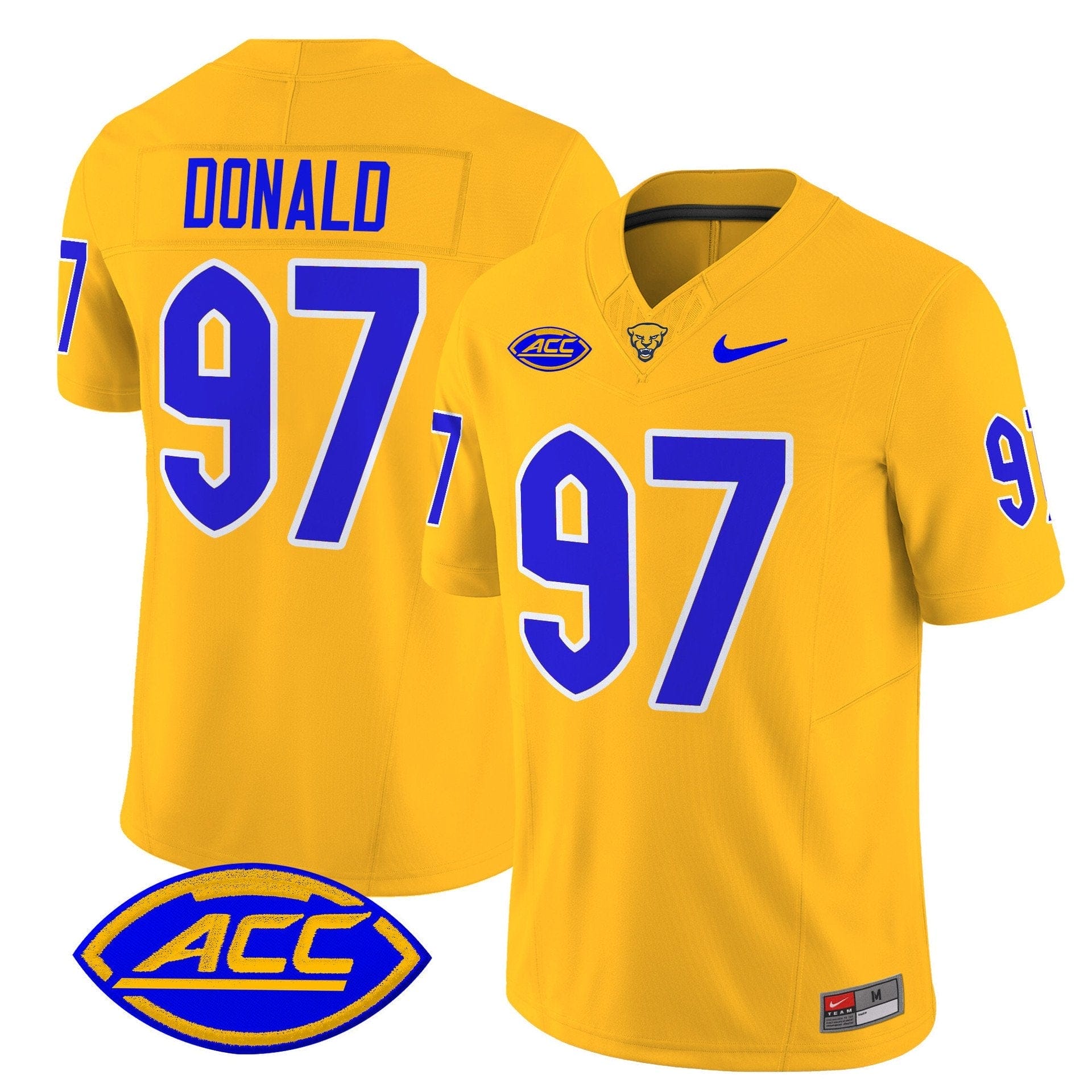 Aaron Donald Jersey #97 Pittsburgh Panthers 2025 Limited Stitched - Image 2
