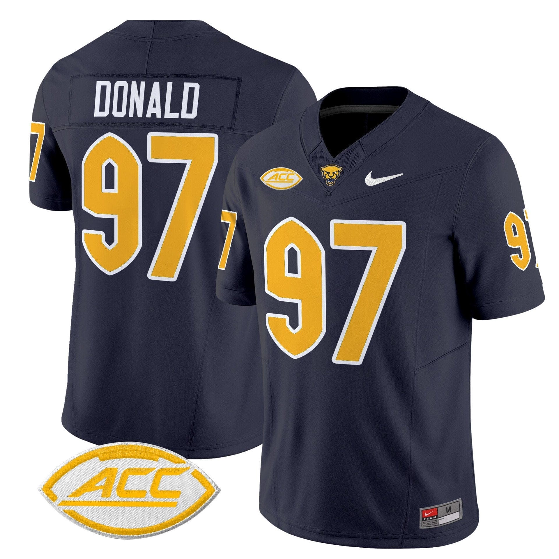 Aaron Donald Jersey #97 Pittsburgh Panthers 2025 Limited Stitched - Image 4