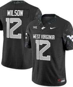 Alternative view of Anthony Wilson Jr Jersey #12 West Virginia Mountaineers 2025 Stitched