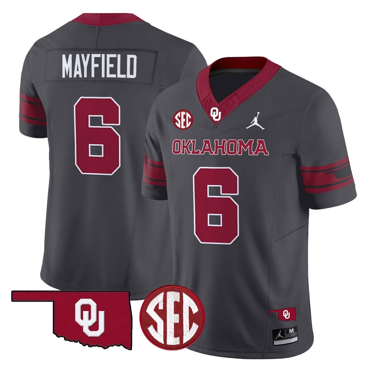 Baker Mayfield Jersey #6 Oklahoma Sooners 2025 Limited Stitched - Image 4