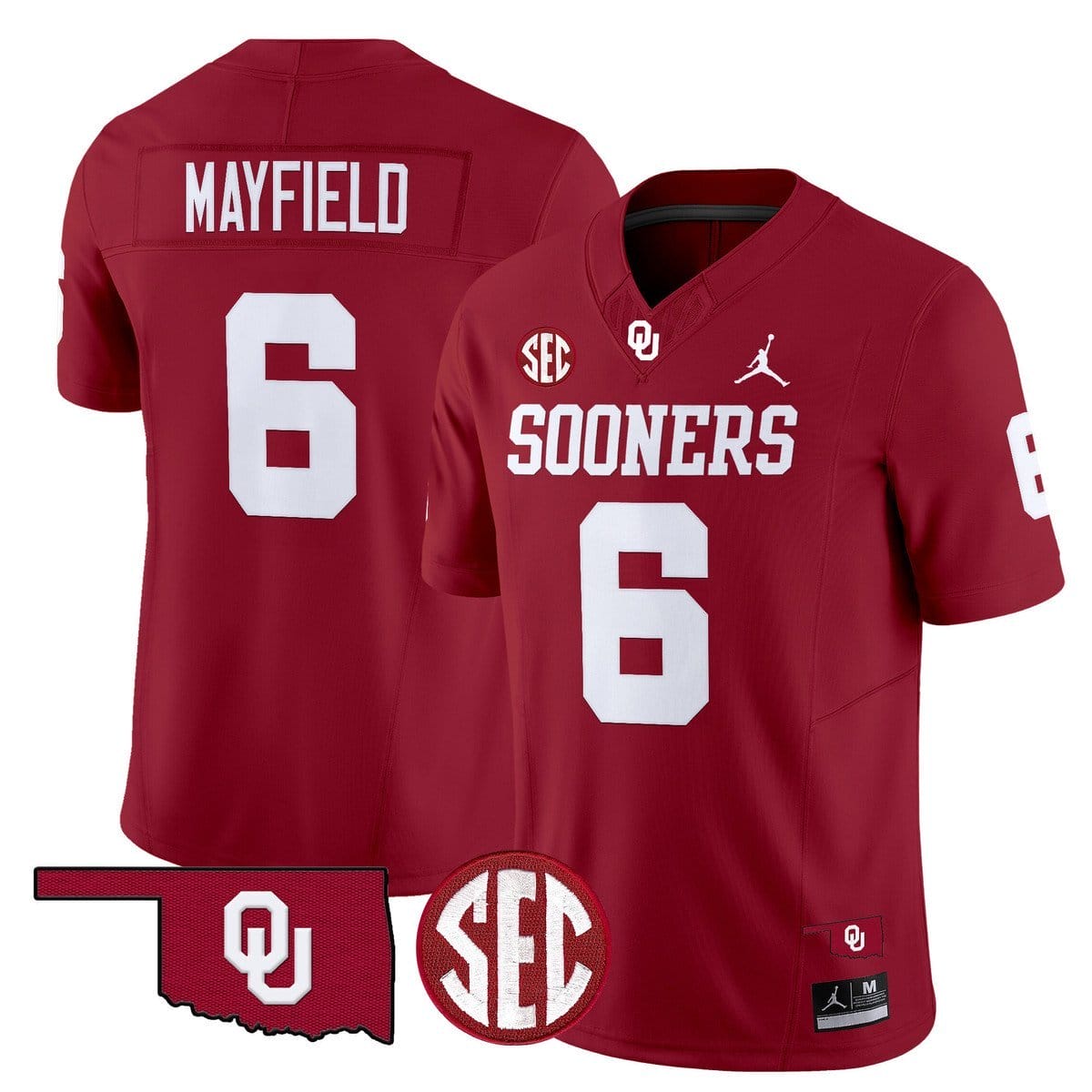 Baker Mayfield Jersey #6 Oklahoma Sooners 2025 Limited Stitched - Image 5