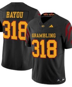 Bayou Jersey #318 Grambling Tigers 2025 Vapor Limited Stitched