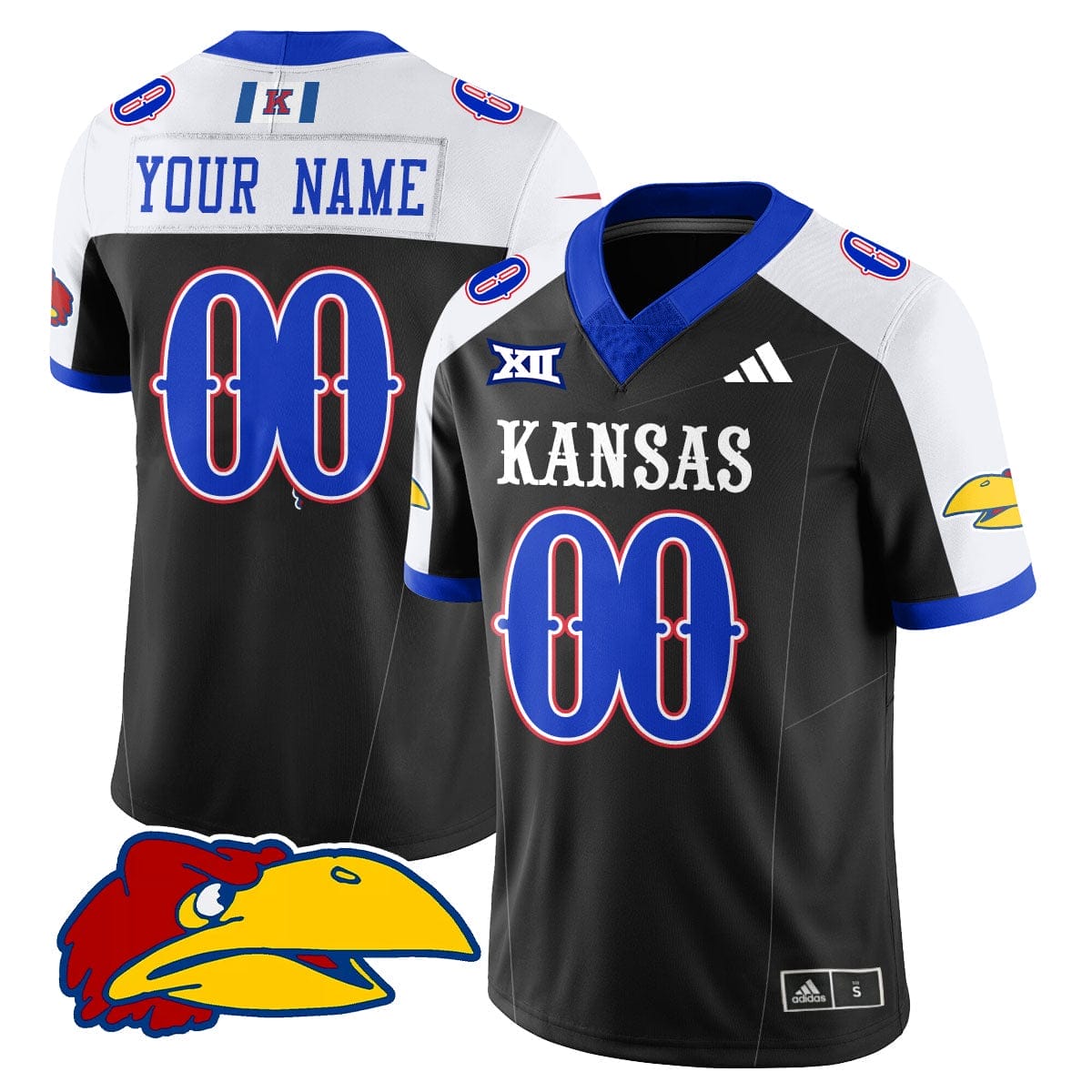 Custom Kansas Jayhawks Football Jersey Name, Number 2025 Limited All Stitched - Image 4
