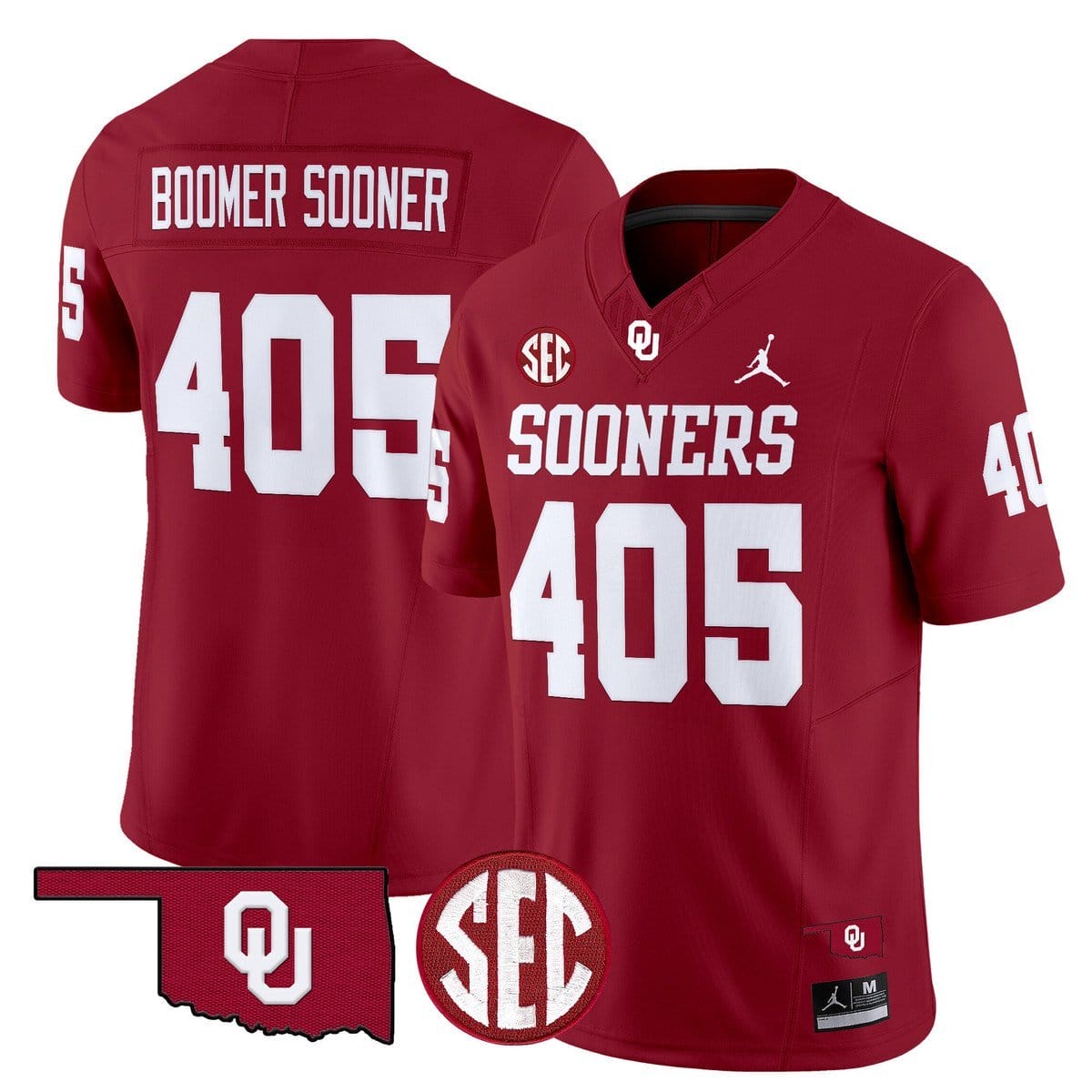 Boomer Sooner Jersey #405 Oklahoma Sooners 2025 Limited Stitched - Image 4