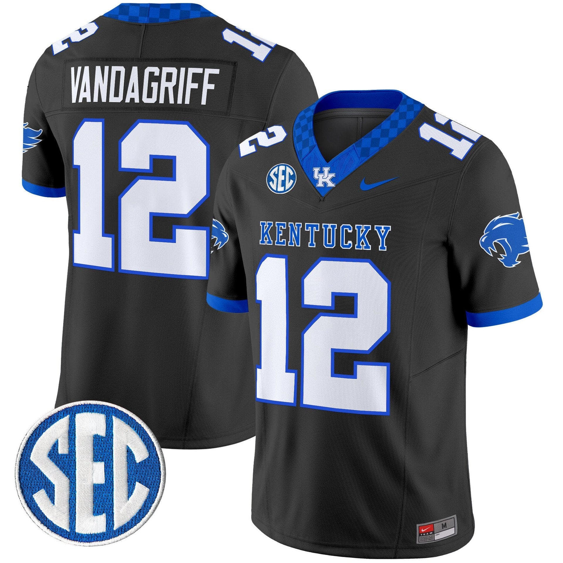 Brock Vandagriff Jersey #12 Kentucky Wildcats 2025 Limited Stitched