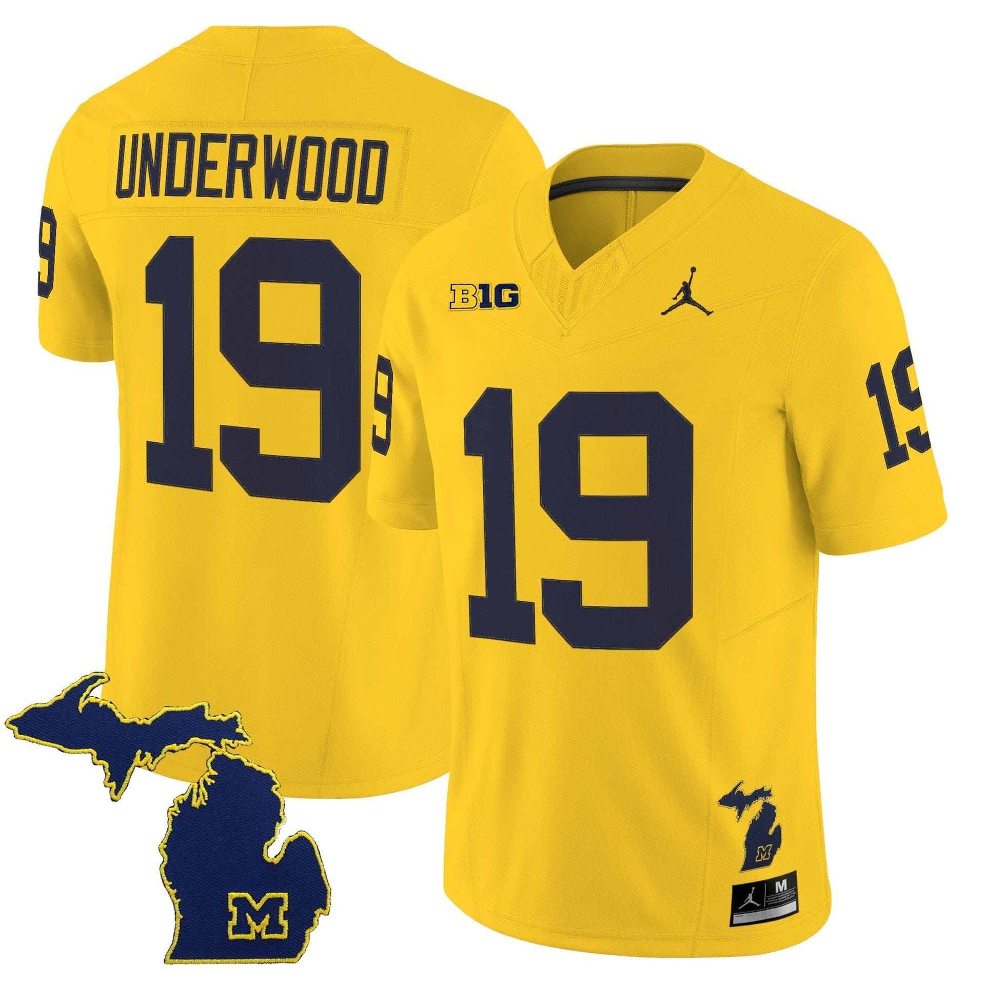 Bryce Underwood Jersey #19 Michigan Wolverines 2025 Limited V2 Stitched - Image 3
