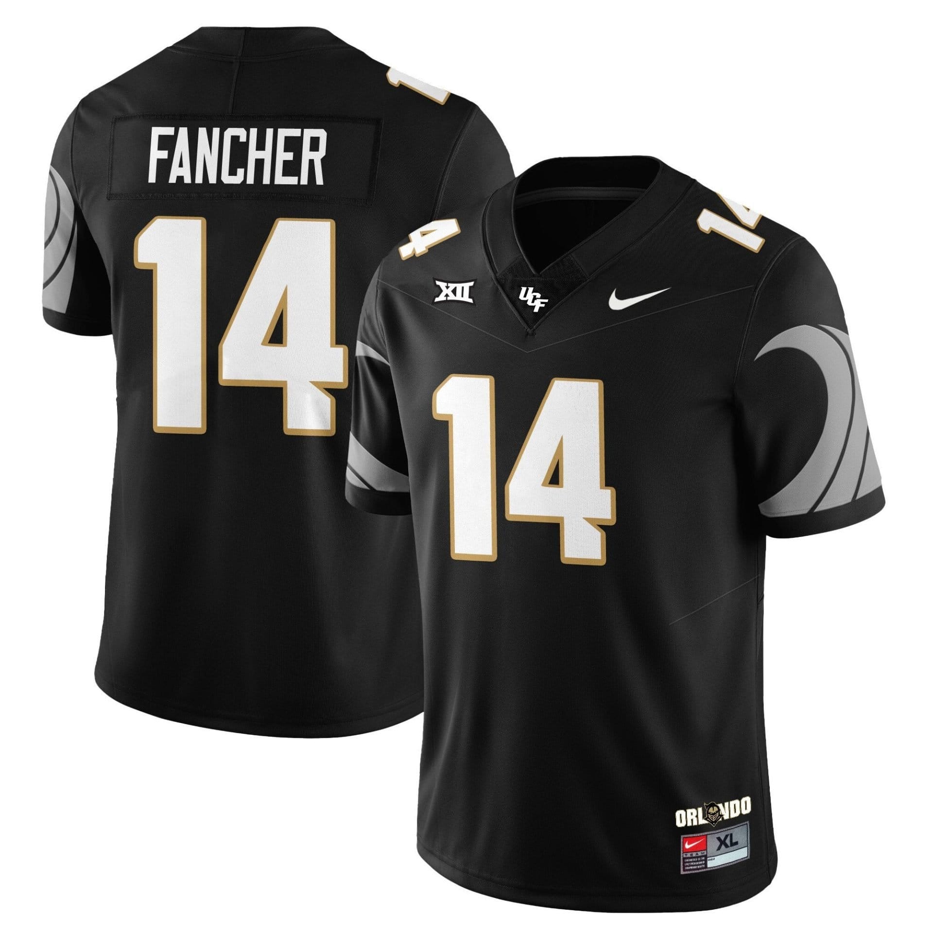 Cam Fancher Jersey #14 UCF Football 2025 Core Uniforms Stitched