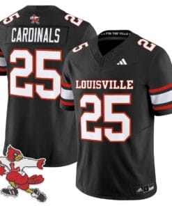 Cardinals Jersey #25 Louisville Cardinals 1980s Throwback Stitched
