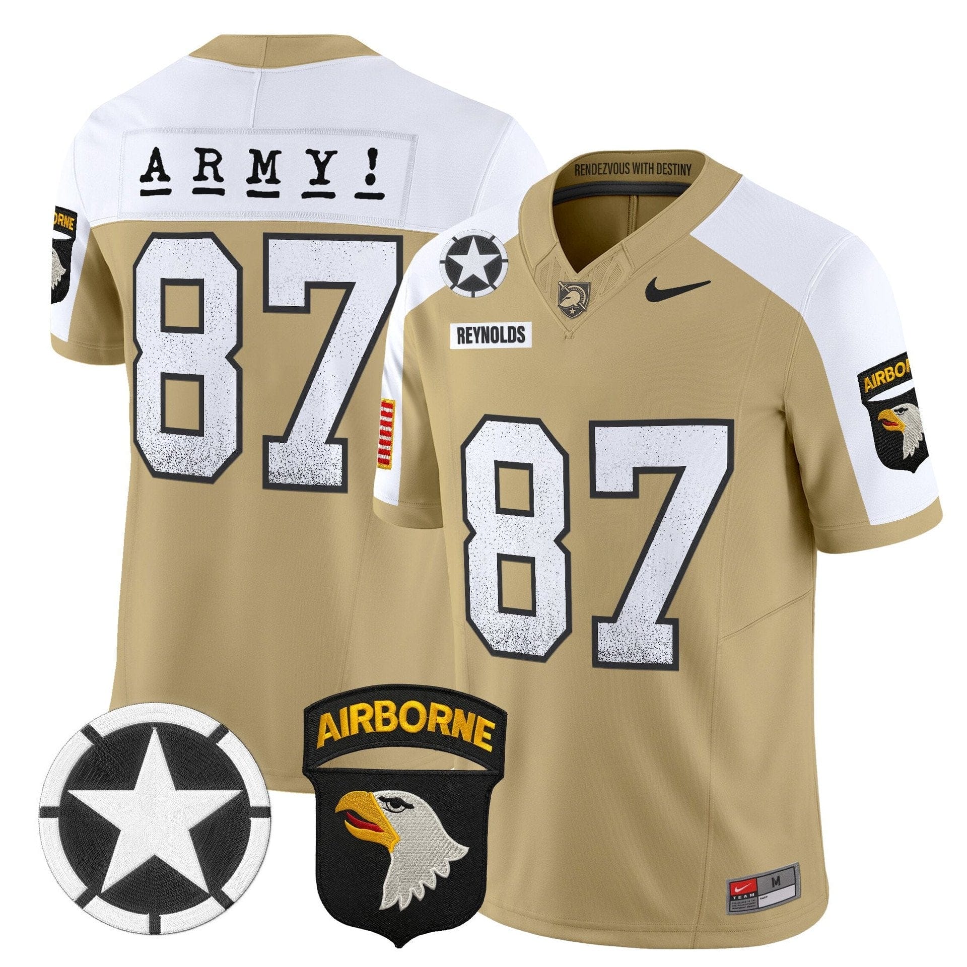 Casey Reynolds Jersey #87 Army Black Knights 2025 Screaming Eagles - Image 5