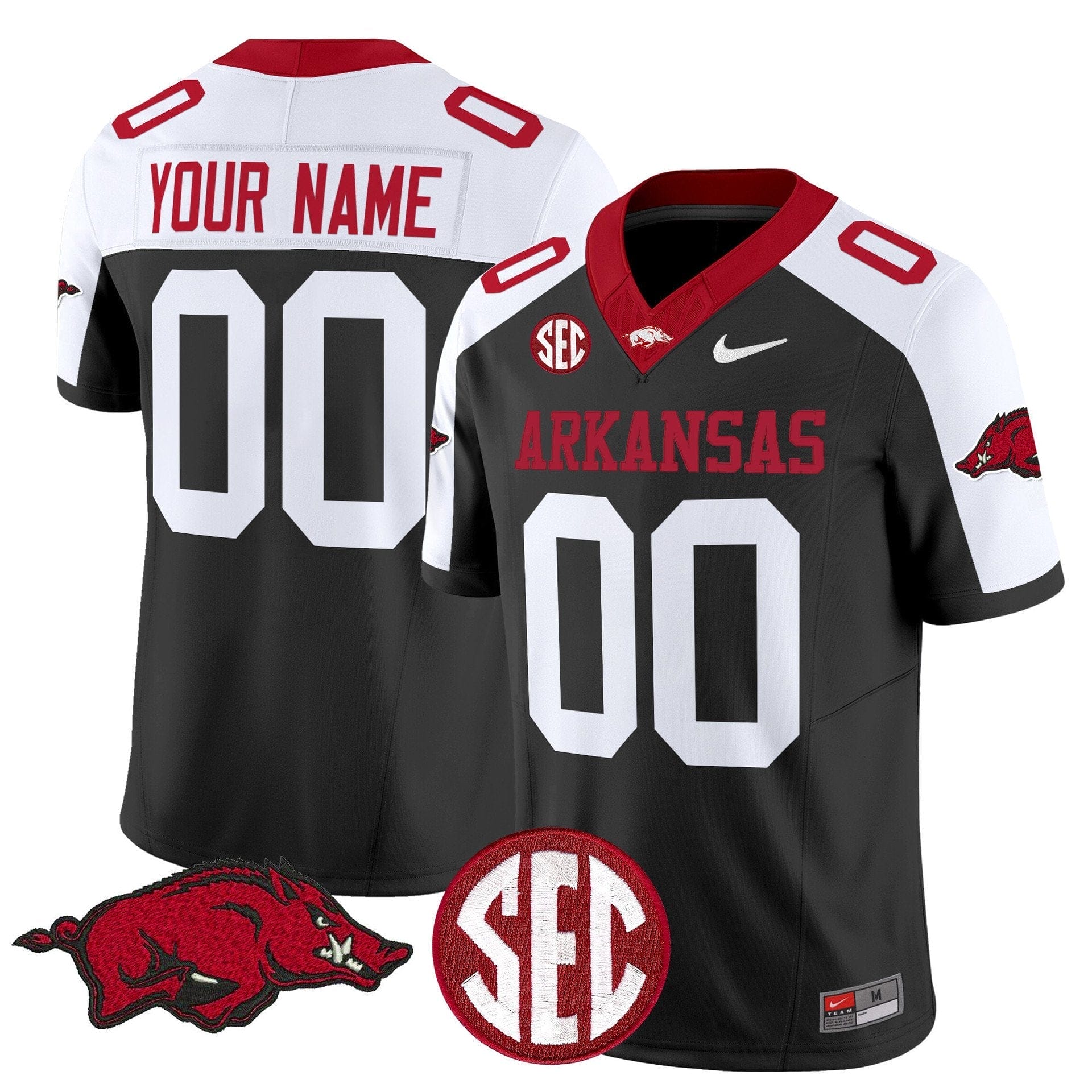 Custom Arkansas Razorbacks Jersey Name, Number Limited Stitched - Image 3