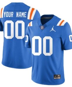 Alternative view of Custom Florida Gators Jersey Bring Back 1960s Throwback Stitched