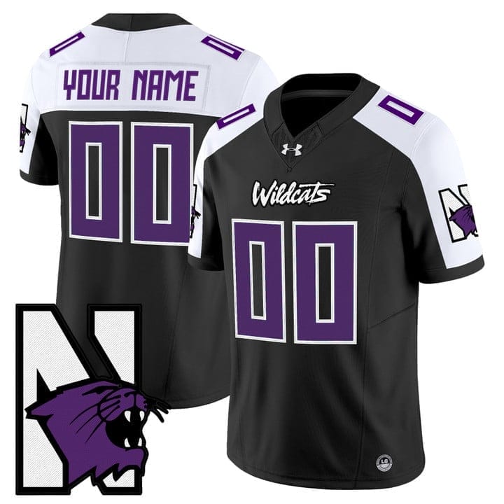 Custom Northwestern Wildcats Jersey Name, Number Honoring 95 Stitched - Image 2