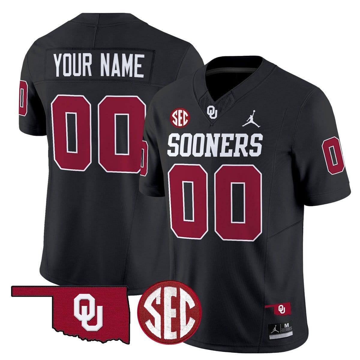 Custom Oklahoma Sooners Jersey Name, Number 2025 Limited Stitched