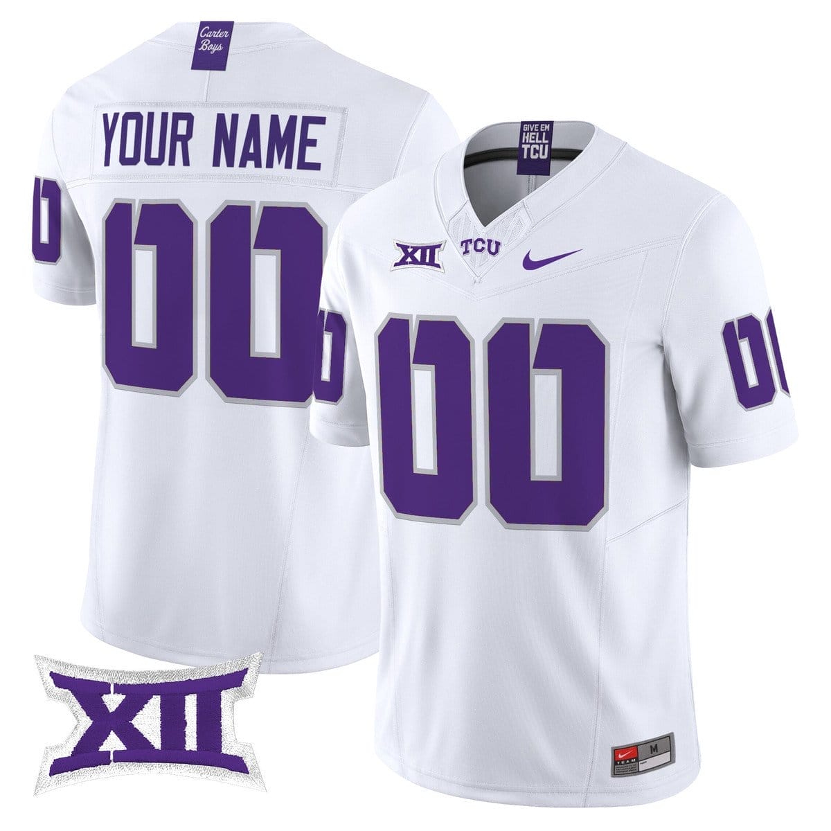 Custom TCU Horned Frogs Jersey Name, Number 2025 Limited Stitched - Image 2