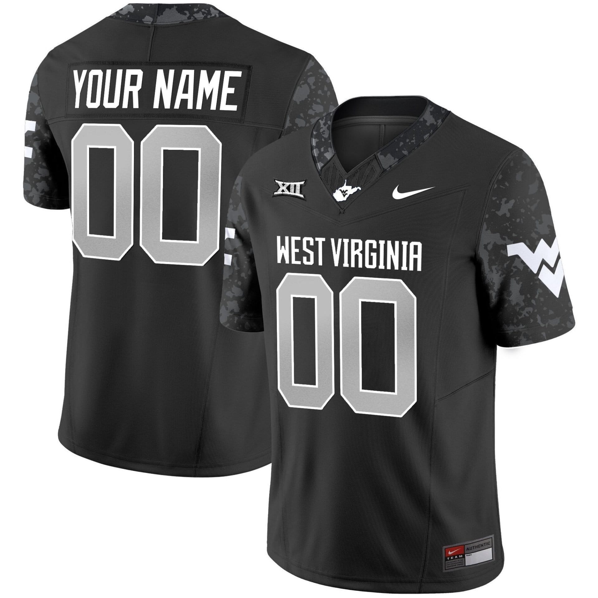 Custom West Virginia Mountaineers Jersey Name, Number 2025 Stitched - Image 2