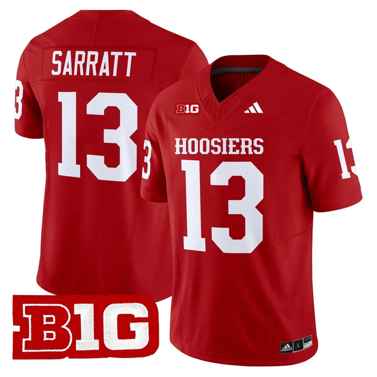 Elijah Sarratt Jersey #13 Indiana Hoosiers 2025 Limited Stitched - Image 5