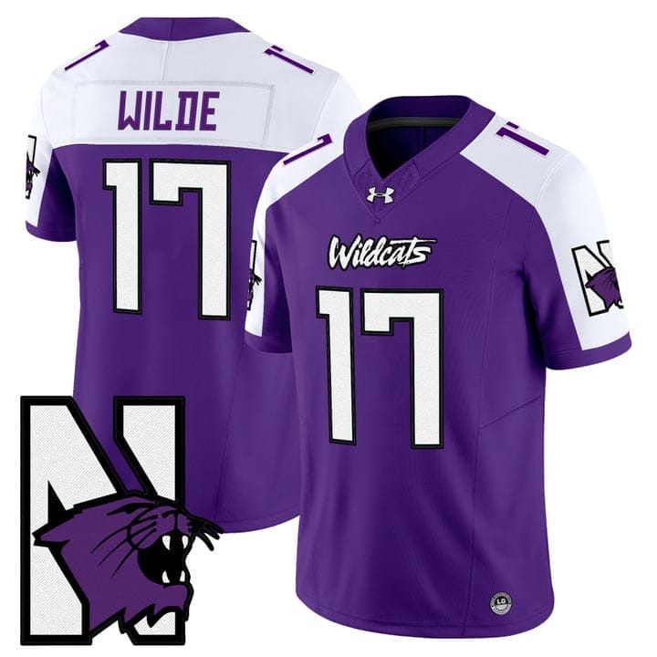Griffin Wilde Jersey #17 Northwestern Wildcats Honoring 95 Vapor Limited Stitched - Image 4