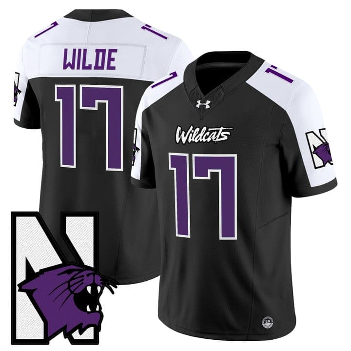 Griffin Wilde Jersey #17 Northwestern Wildcats Honoring 95 Vapor Limited Stitched - Image 2