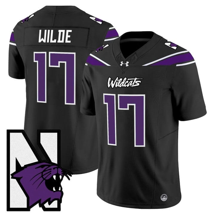Griffin Wilde Jersey #17 Northwestern Wildcats Honoring 95 Vapor Limited Stitched
