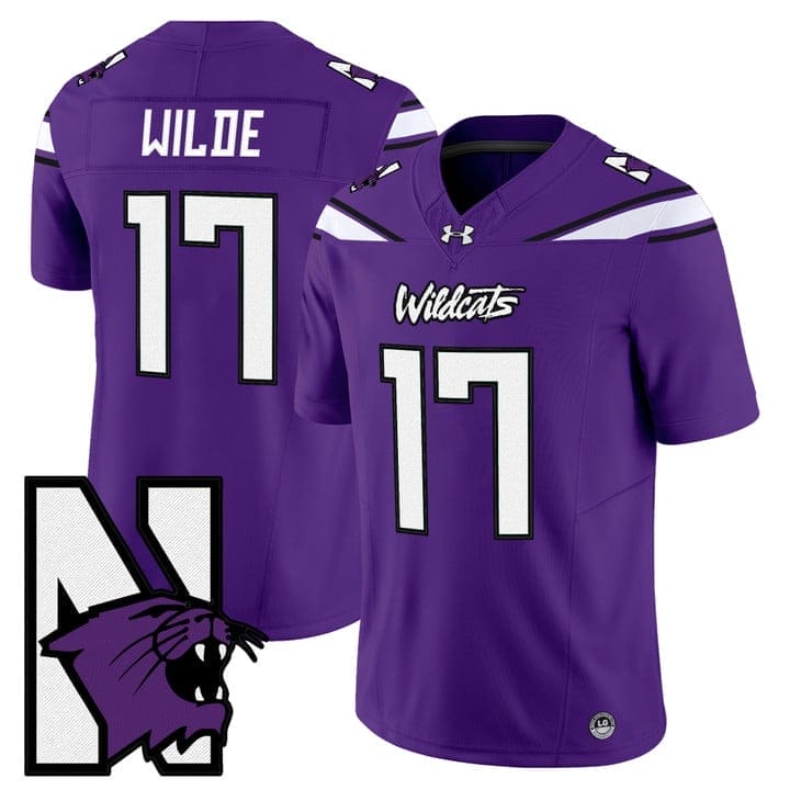 Griffin Wilde Jersey #17 Northwestern Wildcats Honoring 95 Vapor Limited Stitched - Image 3