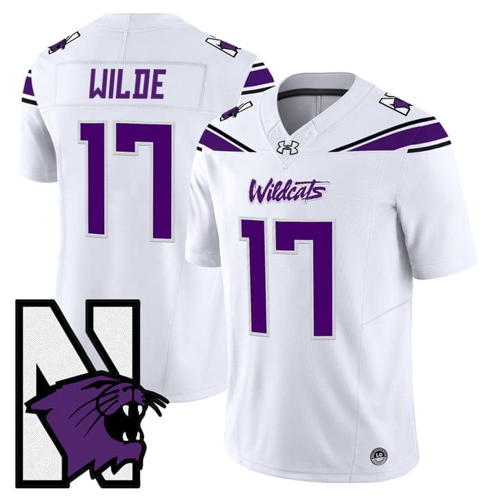 Griffin Wilde Jersey #17 Northwestern Wildcats Honoring 95 Vapor Limited Stitched - Image 5