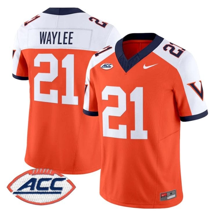 Harrison Waylee Jersey #21 Virginia Cavaliers 1995 Throwbacks Stitched - Image 3