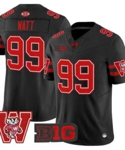 J.J. Watt Jersey #99 Wisconsin Badgers Throwback Stitched