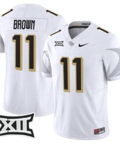 Alternative view of Jacurri Brown Jersey #11 UCF Knights 2025 Vapor Limited Football Stitched